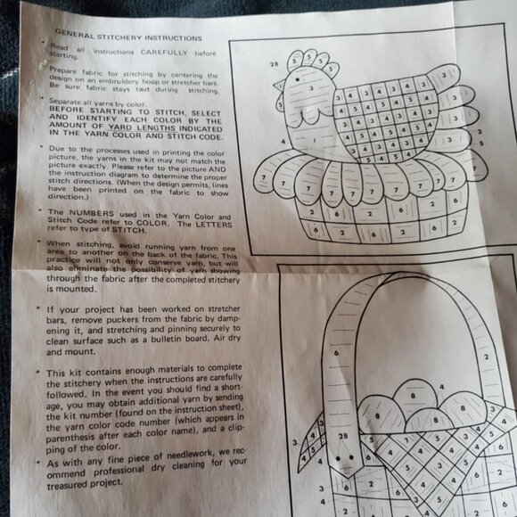 NEW Creative Circle Kit #205 – Chicken & Eggs – © 1979 - Picture 7 of 8